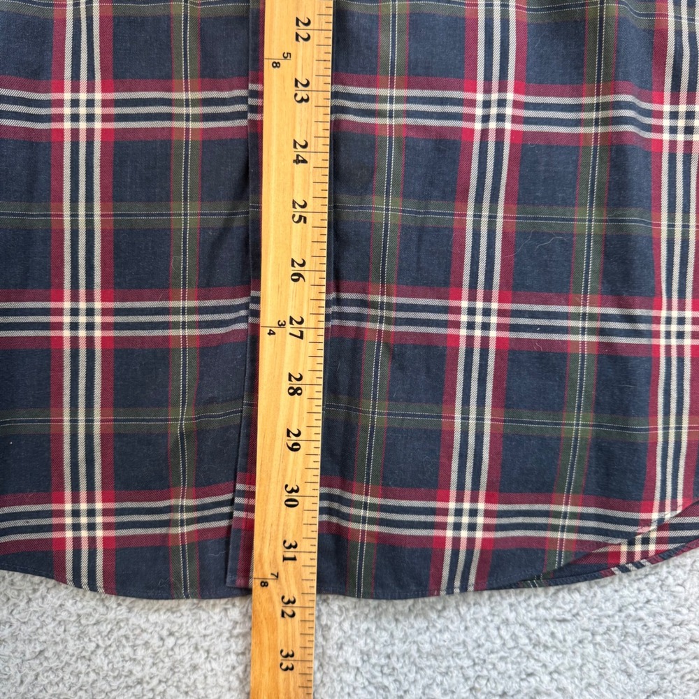 Brooks Brothers Madison Fit Plaid Long Sleeve Button Down Shirt Mens L Cotton - Picture 6 of 8